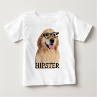 Golden Retriever Hipster Nerd