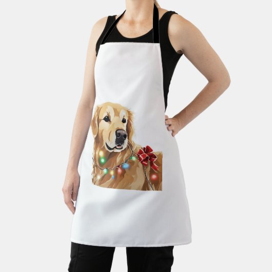 Golden Retriever Holiday Christmas Light Classic Schort (Insitu)