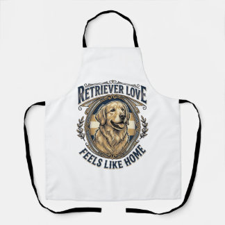 Golden Retriever Home Comfort Vintage Gravure Doe Schort