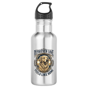 Golden Retriever Home Comfort Vintage Gravure Doe Waterfles
