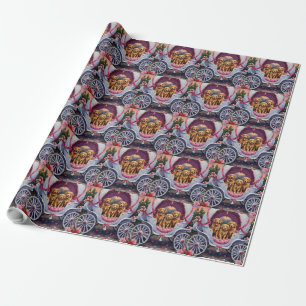 Golden Retriever Hond Valentijnsdag Cadeaupapier