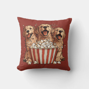 Golden Retriever Honden Film Popcorn Bucket Kussen