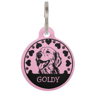 Golden Retriever-hondeneigenaar Huisdierpenning