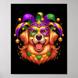 Golden Retriever Hondenkostuum Outfit Dames Mannen Poster