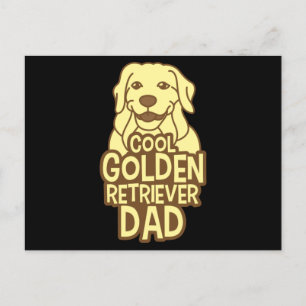 Golden Retriever Hondenliefhebber Papa vaderdag Briefkaart