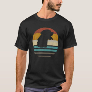 Golden Retriever Hondenras Retro 70S Silho T-shirt