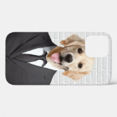 Golden Retriever in Business Suit Case-Mate iPhone Case (Achterkant (horizontaal))