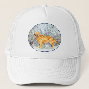 Golden Retriever in de Winter Trucker Pet