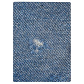 Golden Retriever in Denim Hole Klembord (Achterkant)