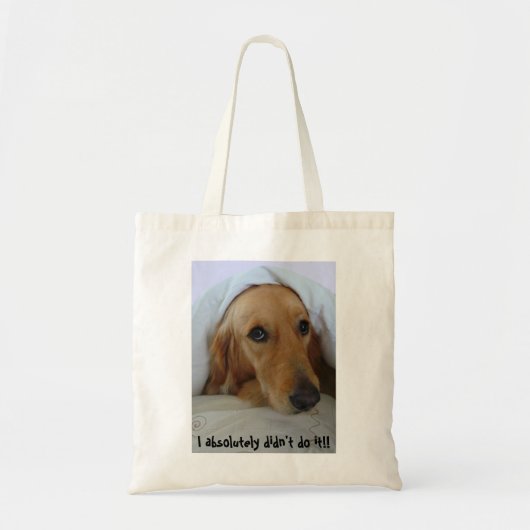 Golden Retriever, Innocent! Tote Bag (Voorkant)
