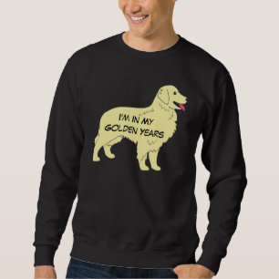 Golden retriever je suis DANS MON sweatshirt D'OR