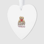 Golden Retriever Joyeuse Saint-Valentin (devant)