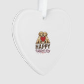 Golden Retriever Joyeuse Saint-Valentin (devant)