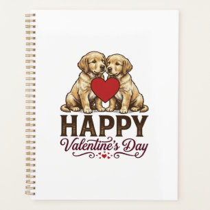 Golden Retriever Joyeuse Saint-Valentin