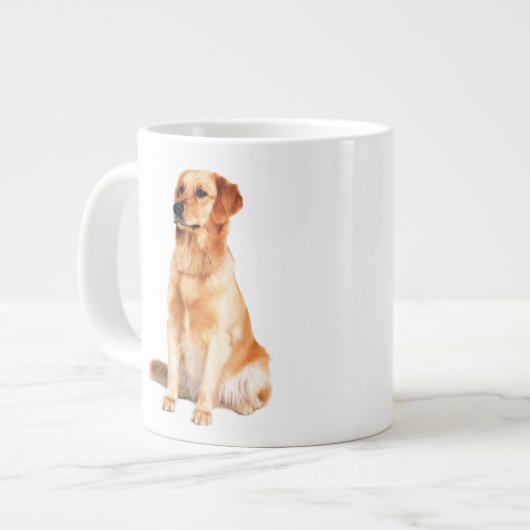 Golden Retriever Jumbo Mug (Devant gauche)