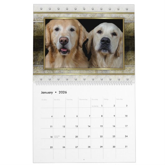 Golden Retriever kalender 2014 (Jan 2026)