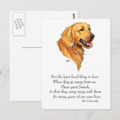 Golden Retriever Keepomwille Briefkaart (Voorkant / Achterkant)