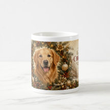 Golden Retriever Kerst Mok | Golden Kerstmis