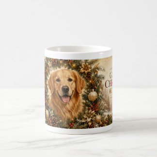 Golden Retriever Kerst Mok | Golden Kerstmis