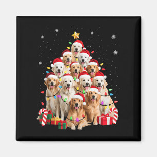 Golden Retriever kerstboomversier Xma Magneet