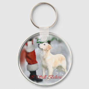 Golden Retriever kerstcadeautjes Sleutelhanger