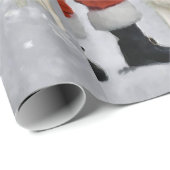 Golden Retriever Kerstmis Cadeaupapier (Rol Hoek)