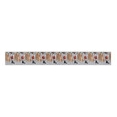 Golden Retriever Kerstmis Grosgrain Lint (Voorkant)