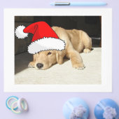 Golden Retriever kerstpuppy Flyer (Enkel)