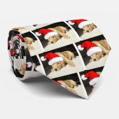 Golden Retriever kerstpuppy Stropdas (Opgerold)
