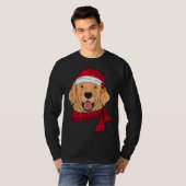 Golden Retriever kerstrecorder T-shirt (Voorkant volledig)