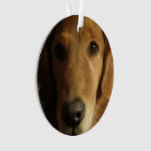 Golden Retriever kerstversiering Ornament (voorkant)