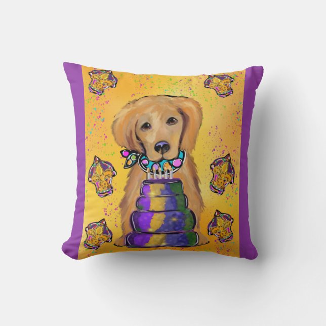 Golden Retriever Kussen (Voorkant)