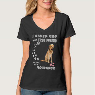 Golden Retriever Lab Dog mam Papa kostuum T-shirt