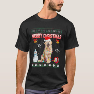 Golden Retriever Laid Xmas Sweat Noël Lumière