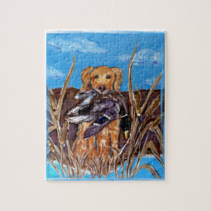GOLDEN RETRIEVER LEGPUZZEL