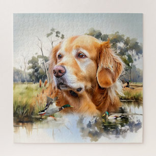 Golden Retriever Legpuzzel