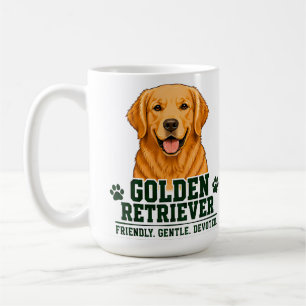 🐾 Golden Retriever-liefhebber 🐾 Koffiemok