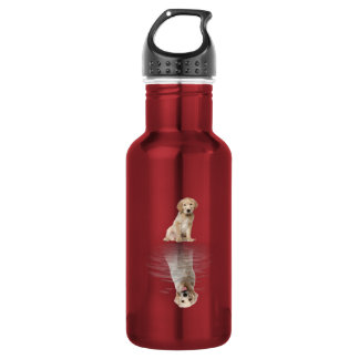 Golden Retriever Life Cute Love Golden Retriever Waterfles