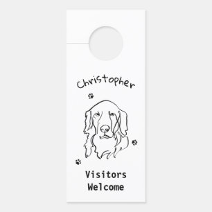 Golden Retriever Line Art