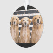 Golden Retriever Love Ornament (voorkant)