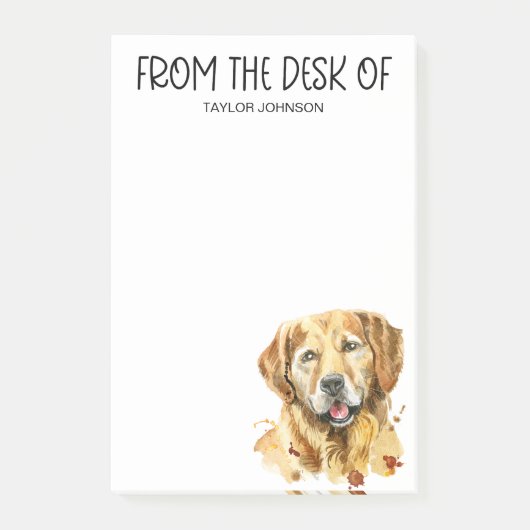 Golden Retriever Lover Post-it® Notes (Voorkant)