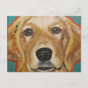 Golden Retriever - "Maddie" - Carte postale