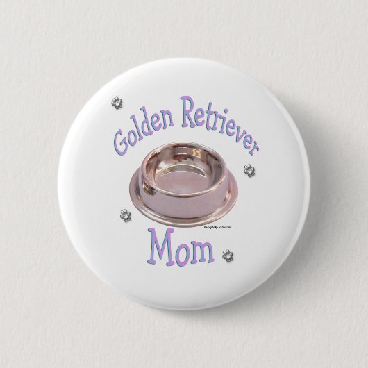 Golden Retriever Mam - Button (Voorkant)