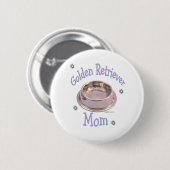 Golden Retriever Mam - Button (Voorkant /achterkant)