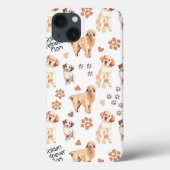 Golden Retriever Mam Pattern Case-Mate iPhone Case (Achterkant)