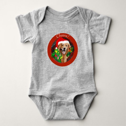 Golden Retriever mama Cute Hondenras Romper (Voorkant)