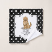 Golden Retriever Maman - Chien Maman (Gant de toilette)