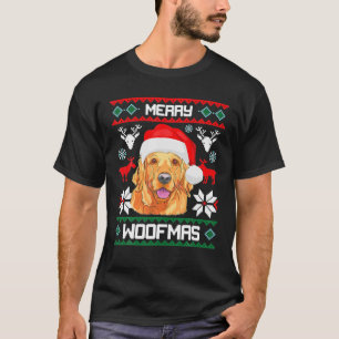 Golden Retriever Merry Woofmas Sweatshirt Dog