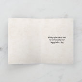 Golden Retriever met Bowtie Vaderdag Kaart (Binnen)