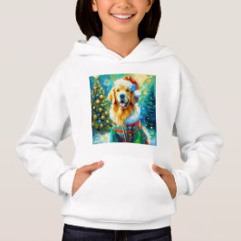 Golden Retriever met kerstthema